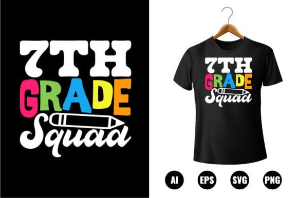 7th Grade Squad T-shirt Design
