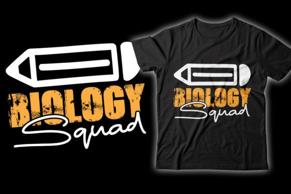 Biology Squad T-Shirt Design: A Versatile Digital Asset for Educators, Students & Creatives