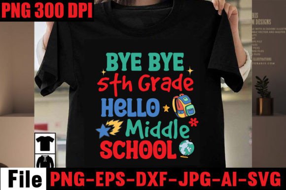 Bye Bye 5th Grade Hello Middle School: A Practical Digital Design Bundle for Real-Life Back-to-School Moments