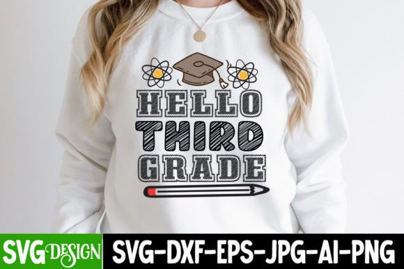 Hello Third Grade SVG Cut File