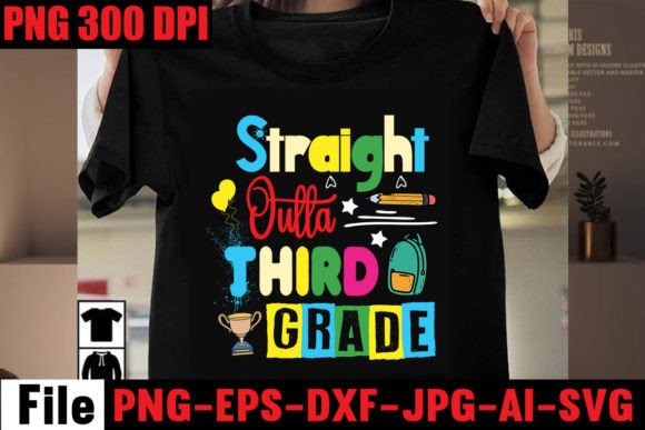 Straight Outta Third Grade: A Practical Back-to-School SVG Bundle for Creators and Educators