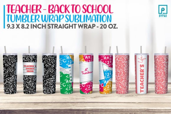 Teacher Tumbler Wrap Sublimation 2