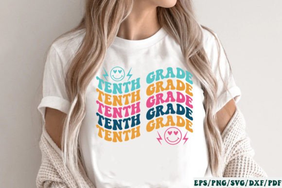 Tenth Grade Retro SVG