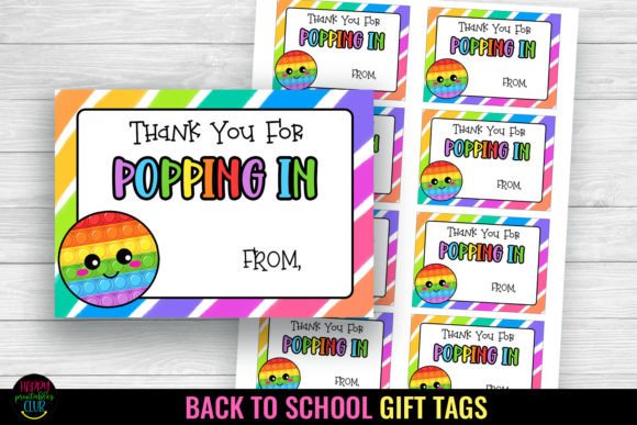 Thank You for Popping In Gift Tag: A Practical, Print-Ready Asset for Educators and Small Businesses